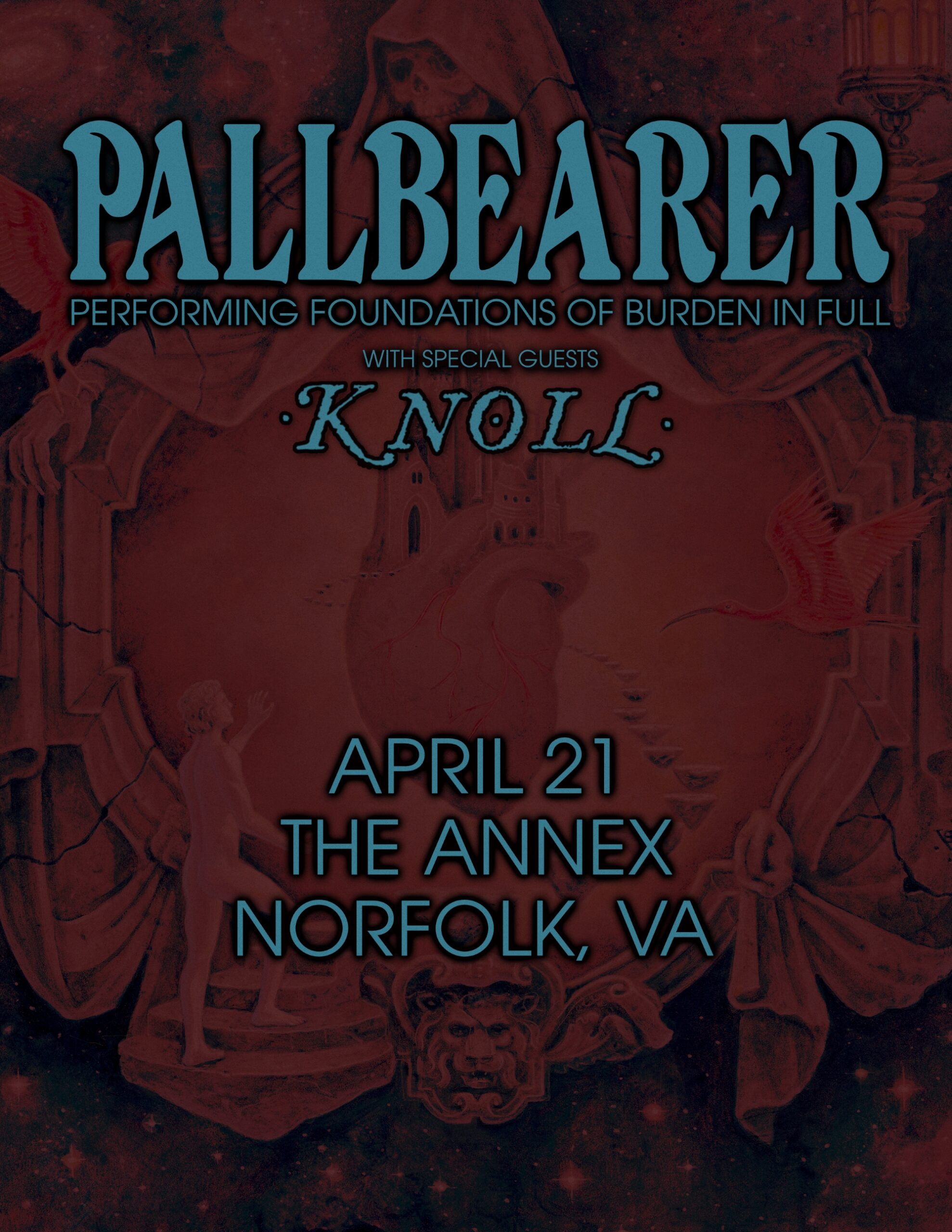 Pallbearer: Performing Foundations of Burden in full w/ Knoll