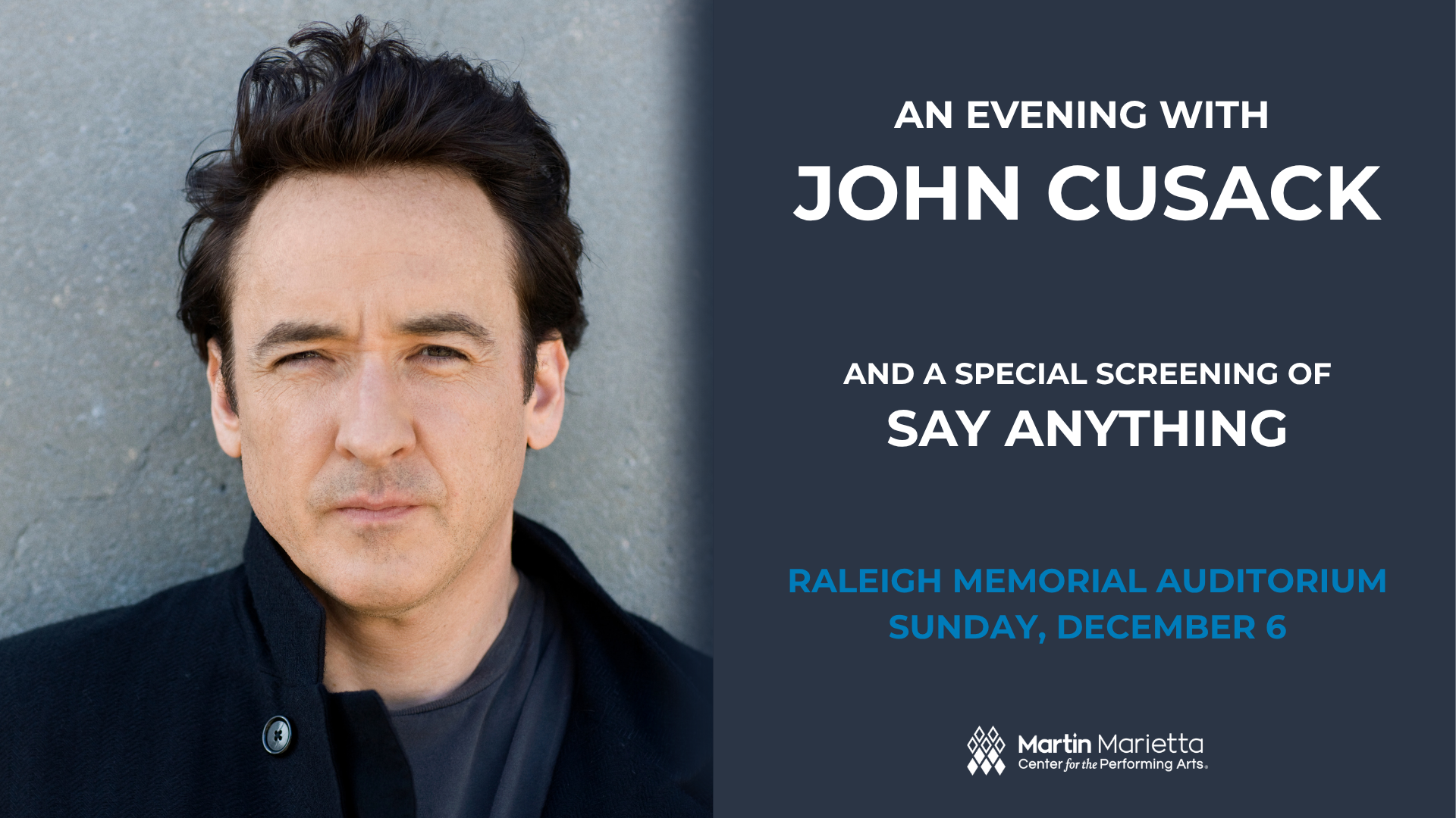 An Evening with John Cusack and a Special Screening of Say Anything