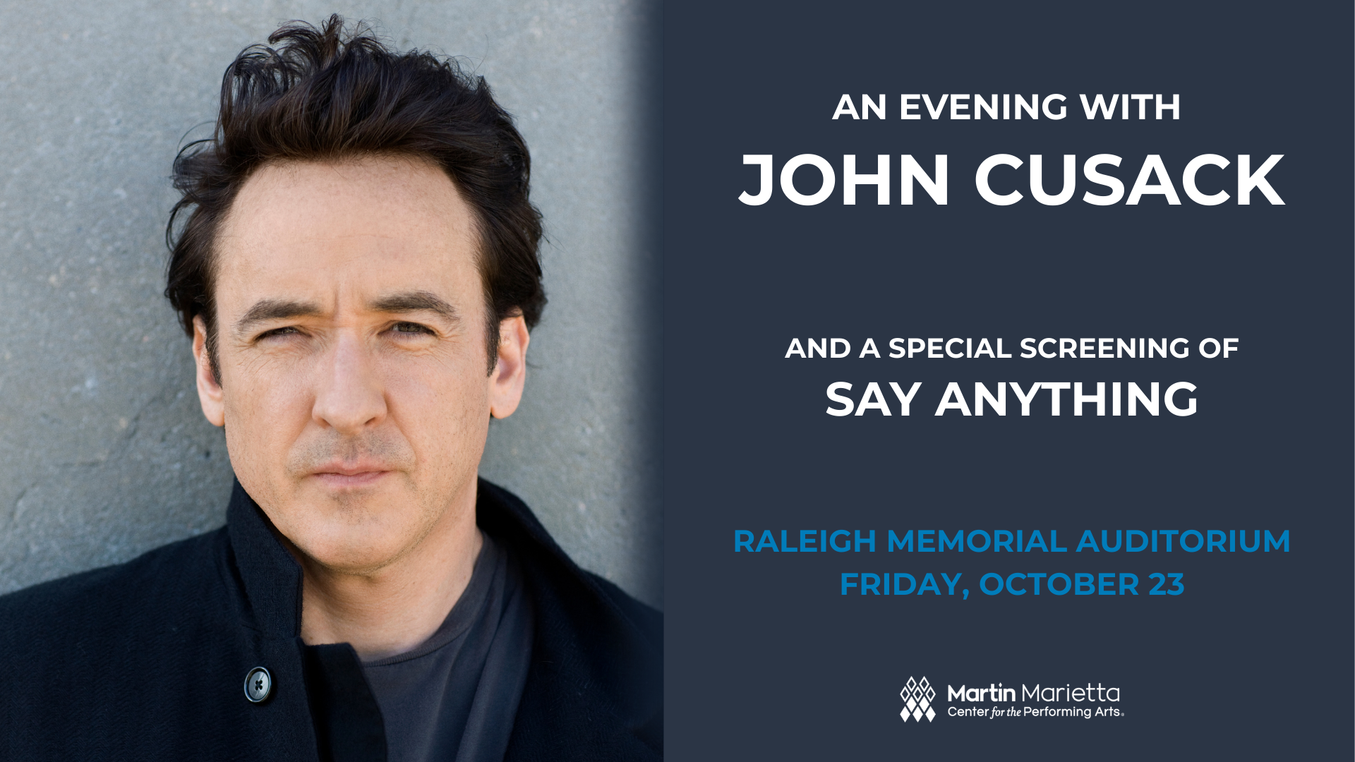 An Evening with John Cusack and a Special Screening of Say Anything