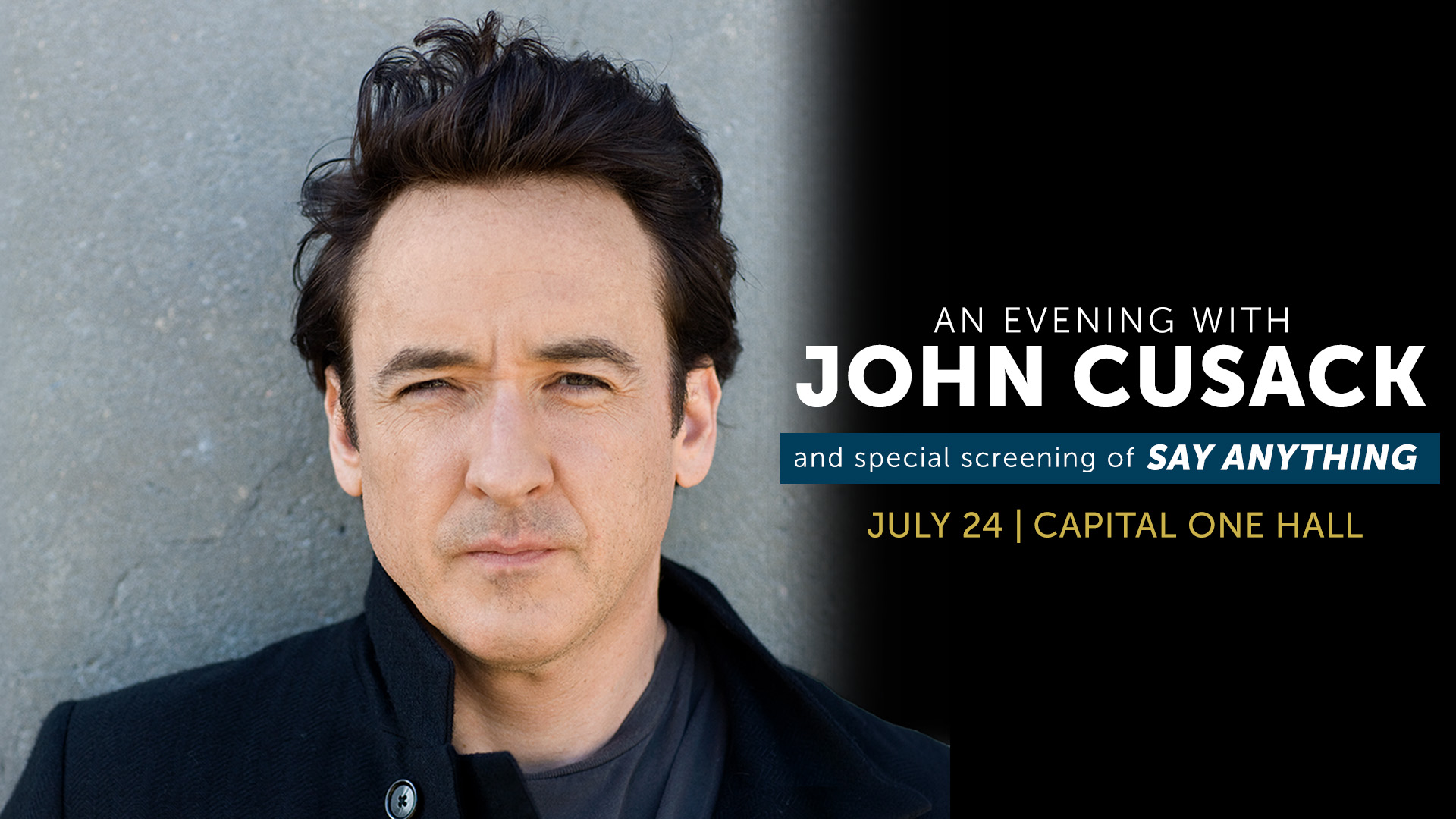 An Evening with John Cusack and a Special Screening of Say Anything