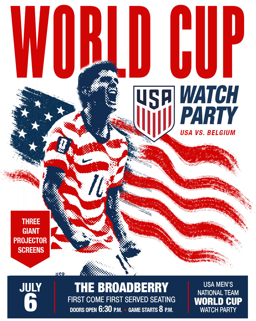 USA v Belgium WATCH PARTY