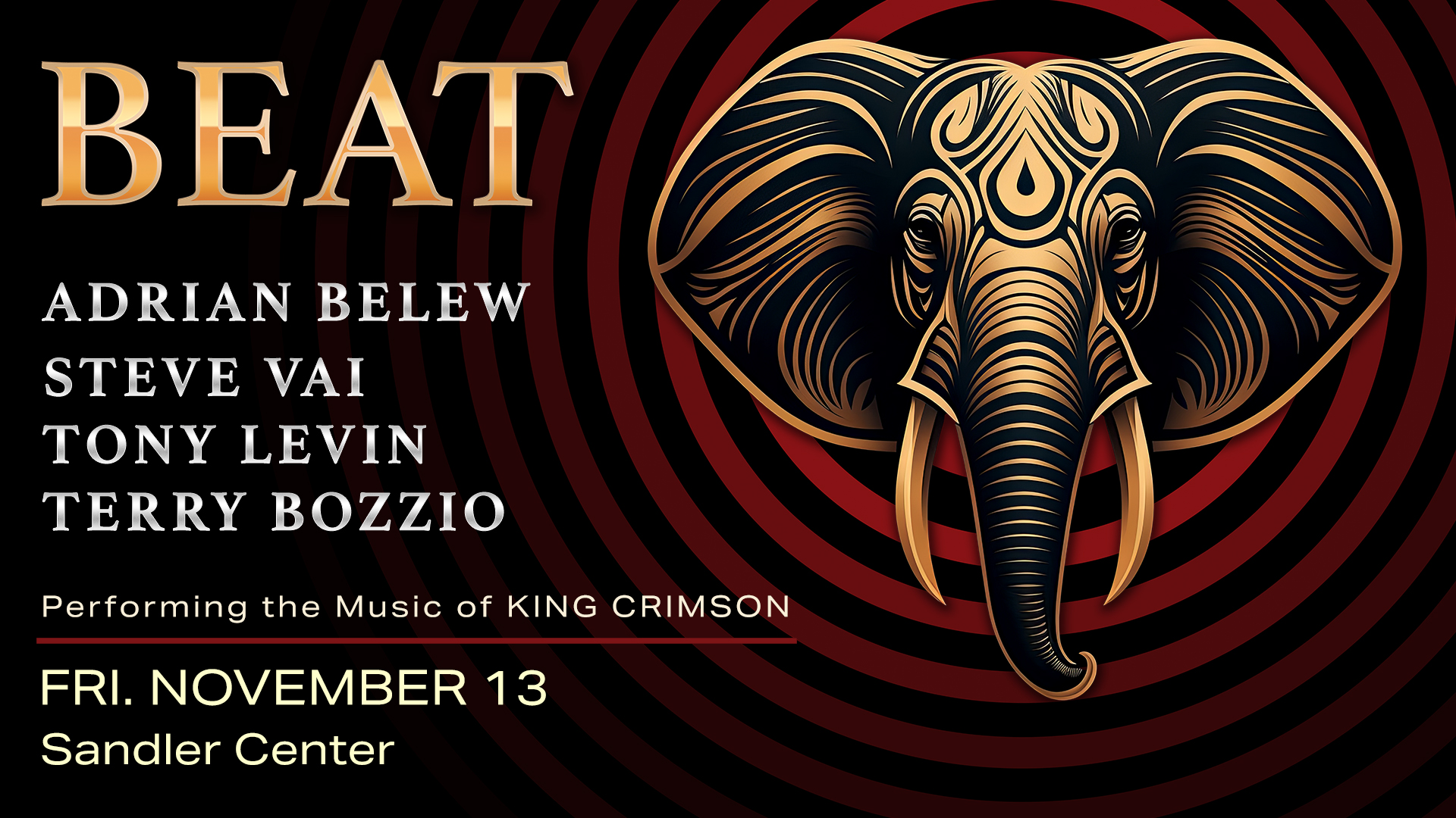 BEAT: Belew/Vai/Levin/Bozzio Performing the Music of KING CRIMSON