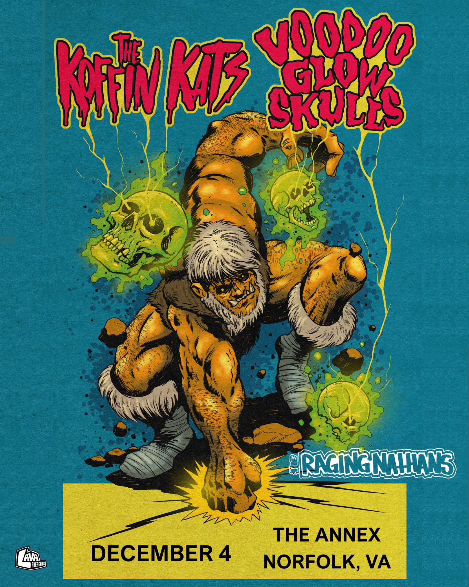 Voodoo Glowskulls x Koffin Kats w/ The Raging Nathans