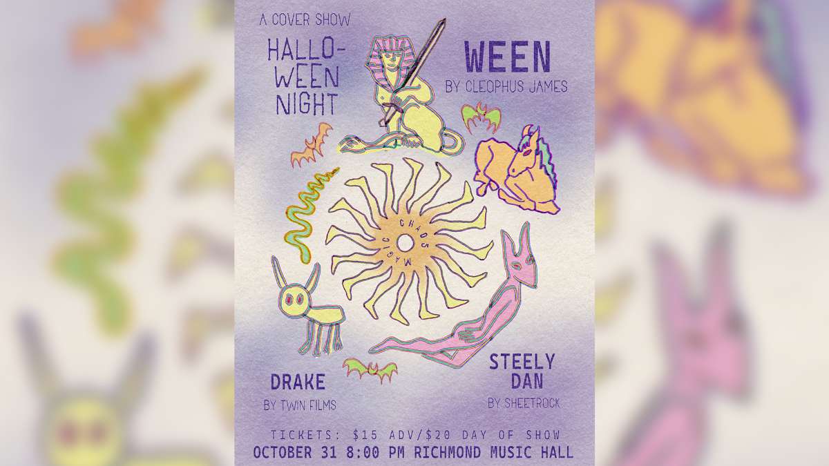 Halloween Show: Cleophus James (Ween Tribute Set) + Twin Films (Drake Tribute Set) + Sheet Rock (Steely Dan Tribute Set)