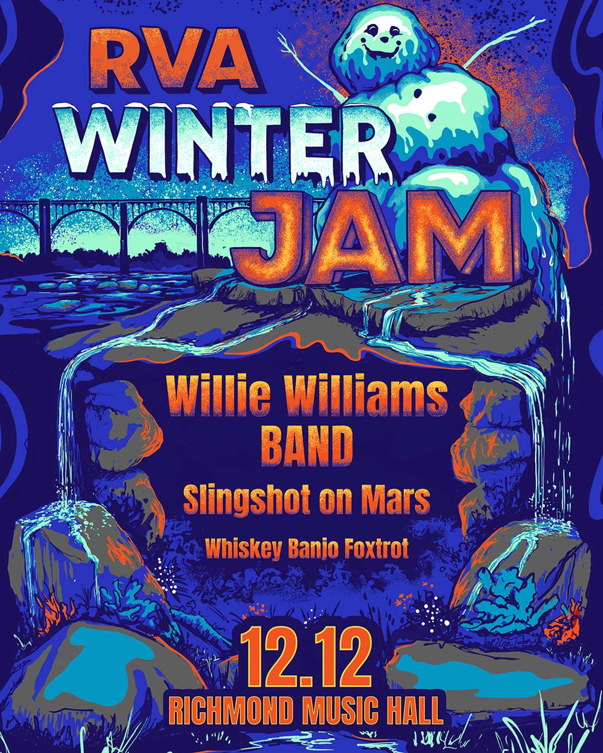 RVA Winter Jam feat. Willie Williams Band, Slingshot on Mars, and Whiskey Banjo Foxtrot