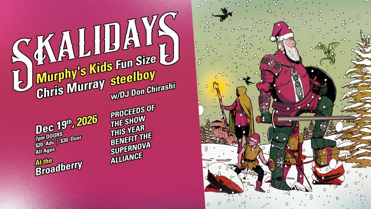 SKALIDAYS 2026 feat. Murphy’s Kids, Chris Murray, Fun Size, steelboy, and DJ Don Chirasi